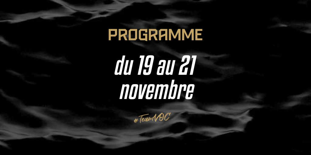 Le programme du week-end