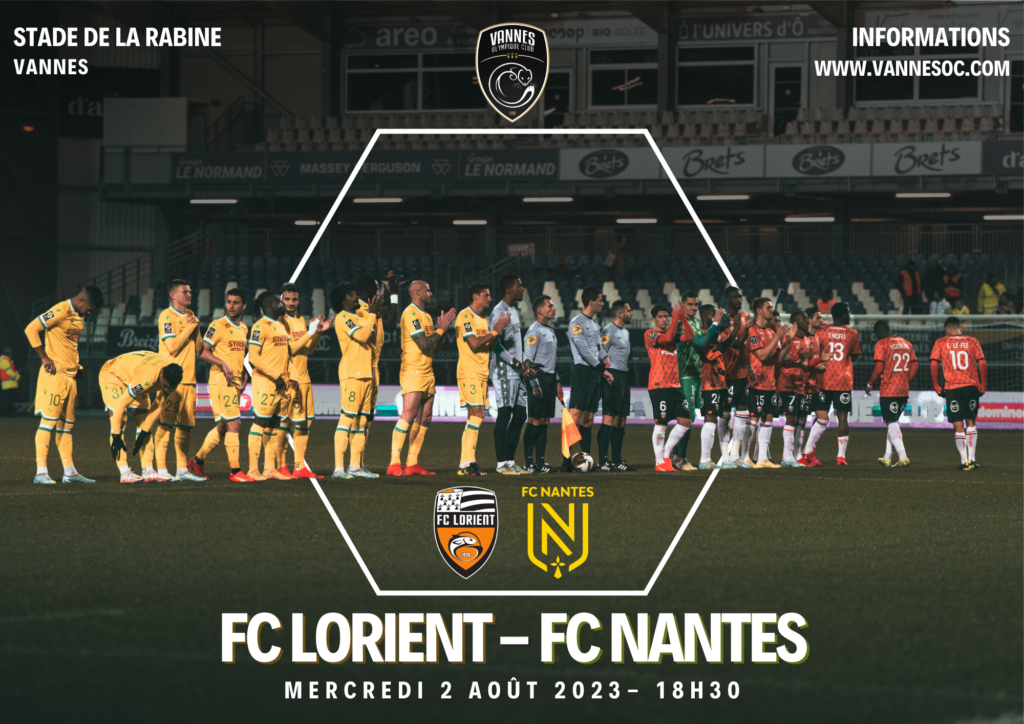 Vannes Olympique Club Organizes Friendly Match between FC Lorient and